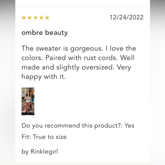 Anthropologie NWT Embellished Ombre Sweater size M. - Picture 8 of 9